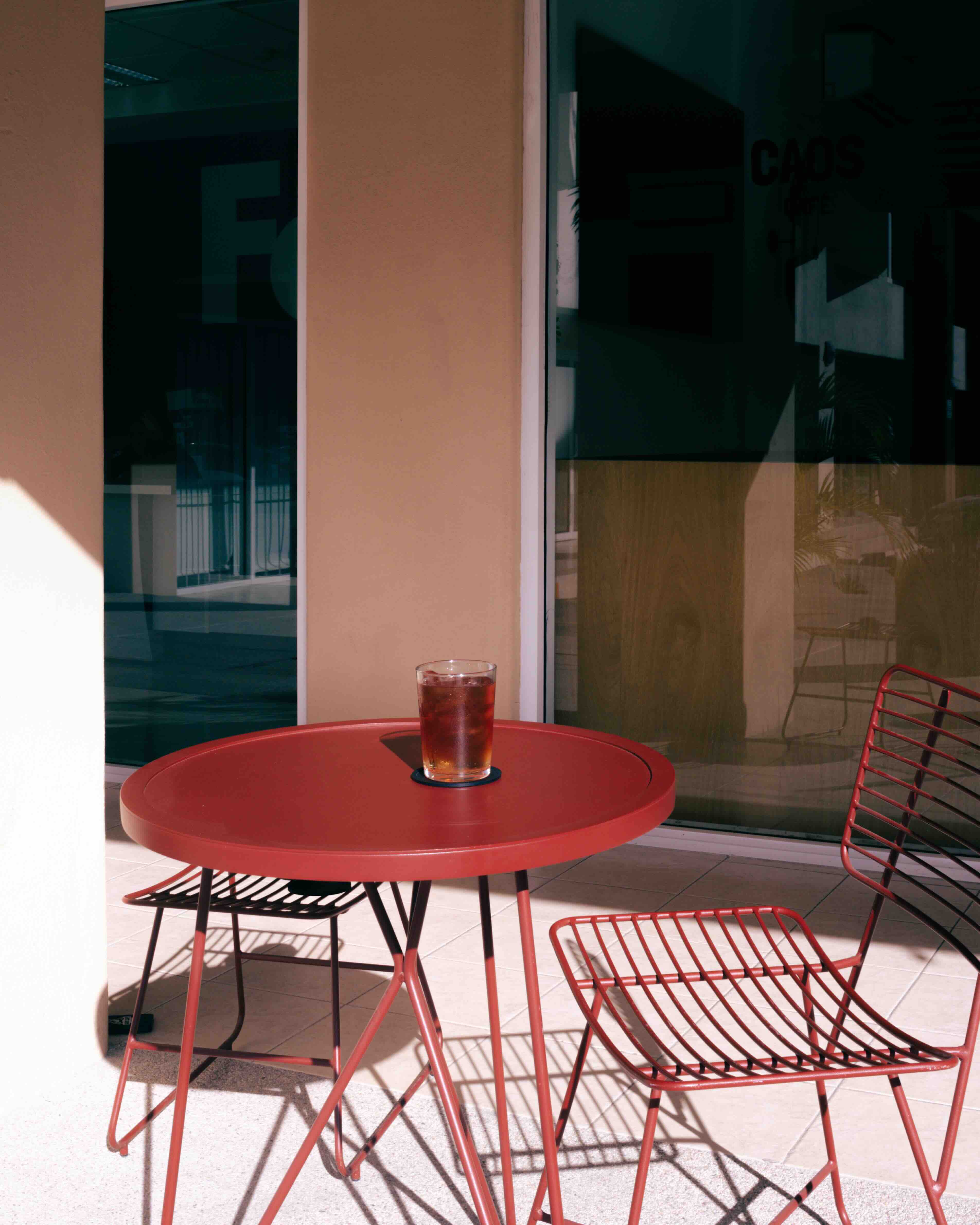 Espacio interior del café